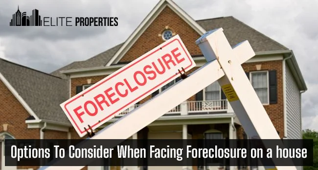 Options To Consider When Facing Foreclosure on a house